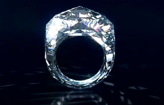The world's first all-diamond ring